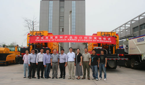 中交西筑公司产品批量出口印尼