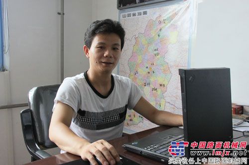 玉柴重工代理商山西金鼎力工程机械有限公司销售总监廉承先