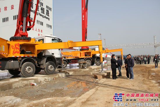 三一重工C8泵车展示