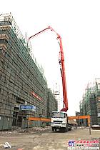 汉马动力56米臂架泵车市场走访记