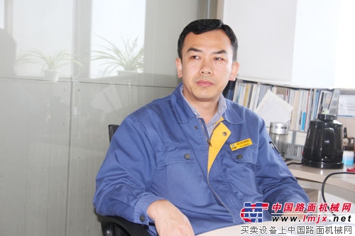 徐工基础工程机械有限公司技术中心副主任、桩工机械研究所所长张继光接受采访