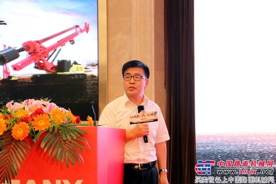 三一重工总裁助理、三一重机研究院院长于卓伟