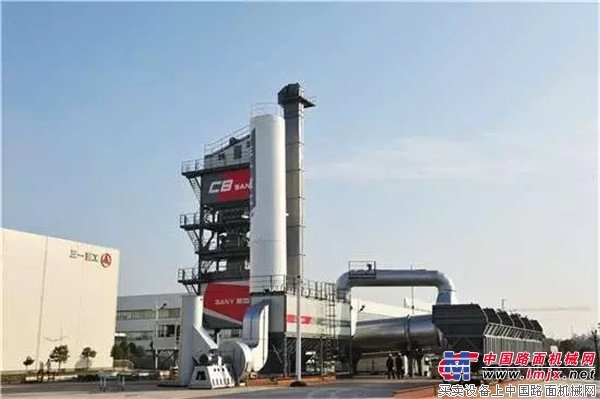高效智能还环保 三一C8沥青搅拌设备就是这么“全能”