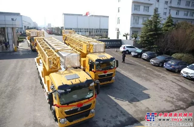 超千万桁架桥梁检测车批量发车