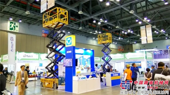 亮相韩国,徐工高空作业平台韩国市场“零”突破