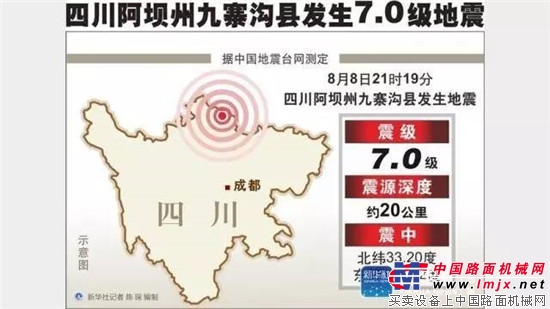 柳工挖掘机:九寨沟,我们一直在一起!