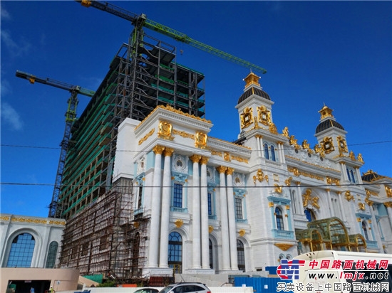 中联重科塔机占据高端市场 助建“西太平洋明珠”塞班岛