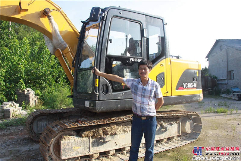 罗祖才:九华山脚下玉柴挖机的忠实粉丝