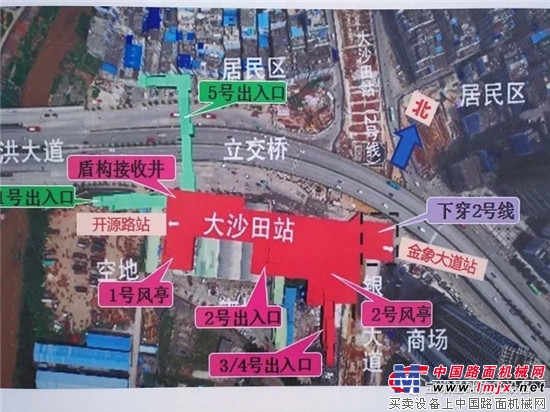 四台宝峨旋挖钻机参建南宁地铁4号线大沙田站,高效入20多米深砂岩
