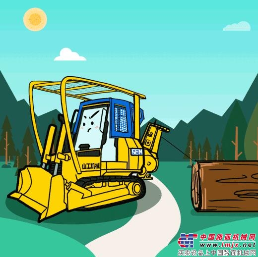 茫茫林海中,SEM森林型推土机尽显神通