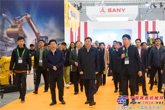 两大展会完美收官,三一获湖南省委书记杜家毫称赞