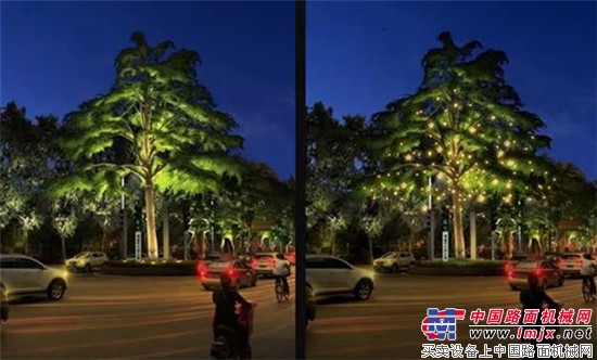 中交西筑能源公司完成阎良区城市亮化示范街项目