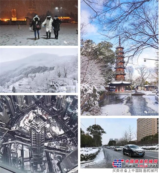 雪天暖意浓 除暴雪 柳工在行动!