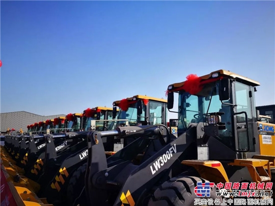 助建园林 徐工V系列装载机批量交付