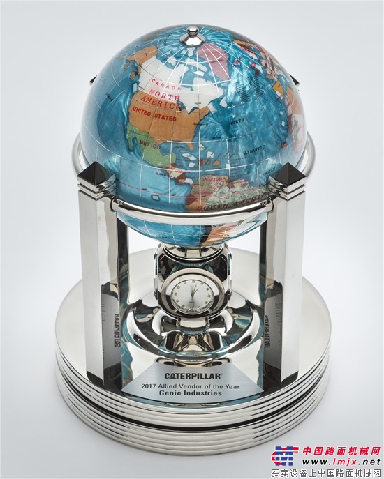 吉尼荣获卡特租赁2017年杰出供应商称号