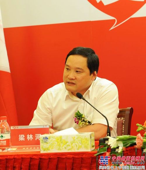 三一重工董事、泵送事业部董事长梁林河