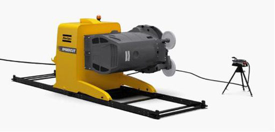 阿特拉斯科普柯 SpeedCut 是目前市场上切割速度最快的金刚石绳锯