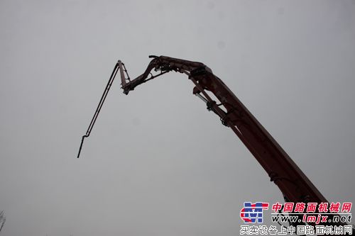 三一C8泵车室外演示产品性能