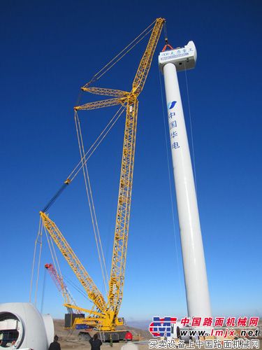 “徐工金”大鹏展翅 再战风电场