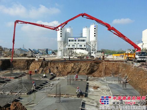 绿色徐工混凝土机械成套设备助力绿色扬州