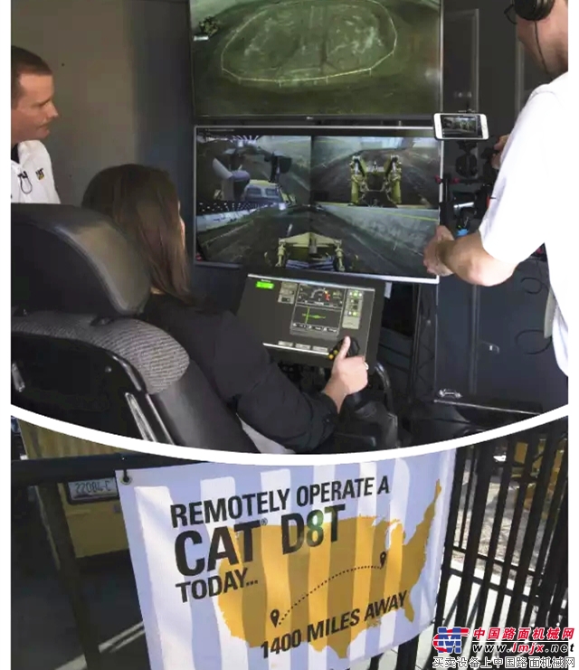 什么？在卡特彼勒展区可以操控1400英里外的设备！