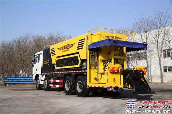施工稳定，安全高效－HGY5312TFCCSF纤维稀浆封层车