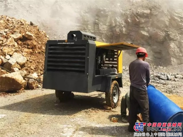 阿特拉斯·科普柯移动空压机 采石矿场钻探爆破的“肱骨之力”
