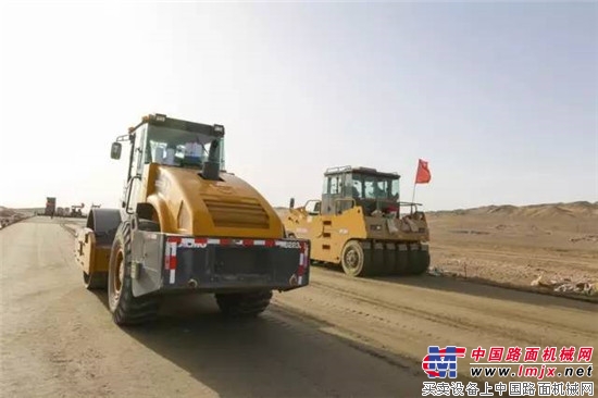 百台道路机械设备树丰碑——徐工道路机械京新高速施工记 