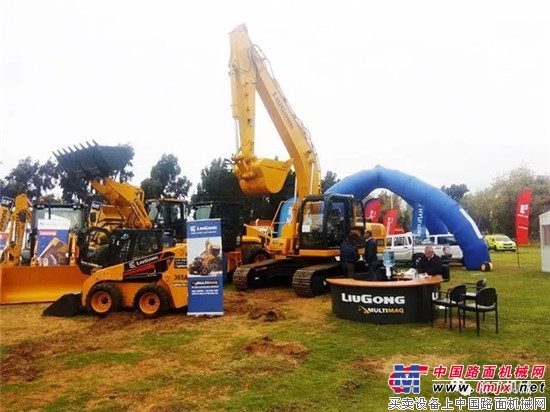 柳工亮相智利EXPOENAMI矿业展 