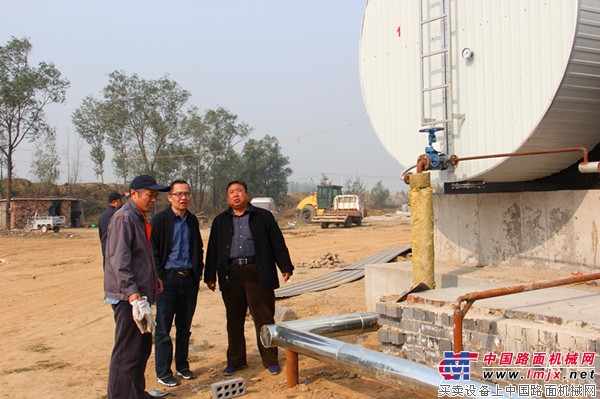 万德机械LB4000沥青搅拌设备成功落户高邑