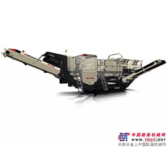 南方路机移动破碎设备应用于甘肃鹅卵石全方位骨料生产线 